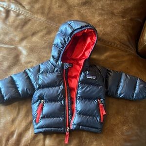 Patagonia Baby Hi-Loft Down Sweater Hoodie